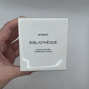Byredo Bibliothèque scented candle * Brand New in Sealed Box * 2.5oz/70g